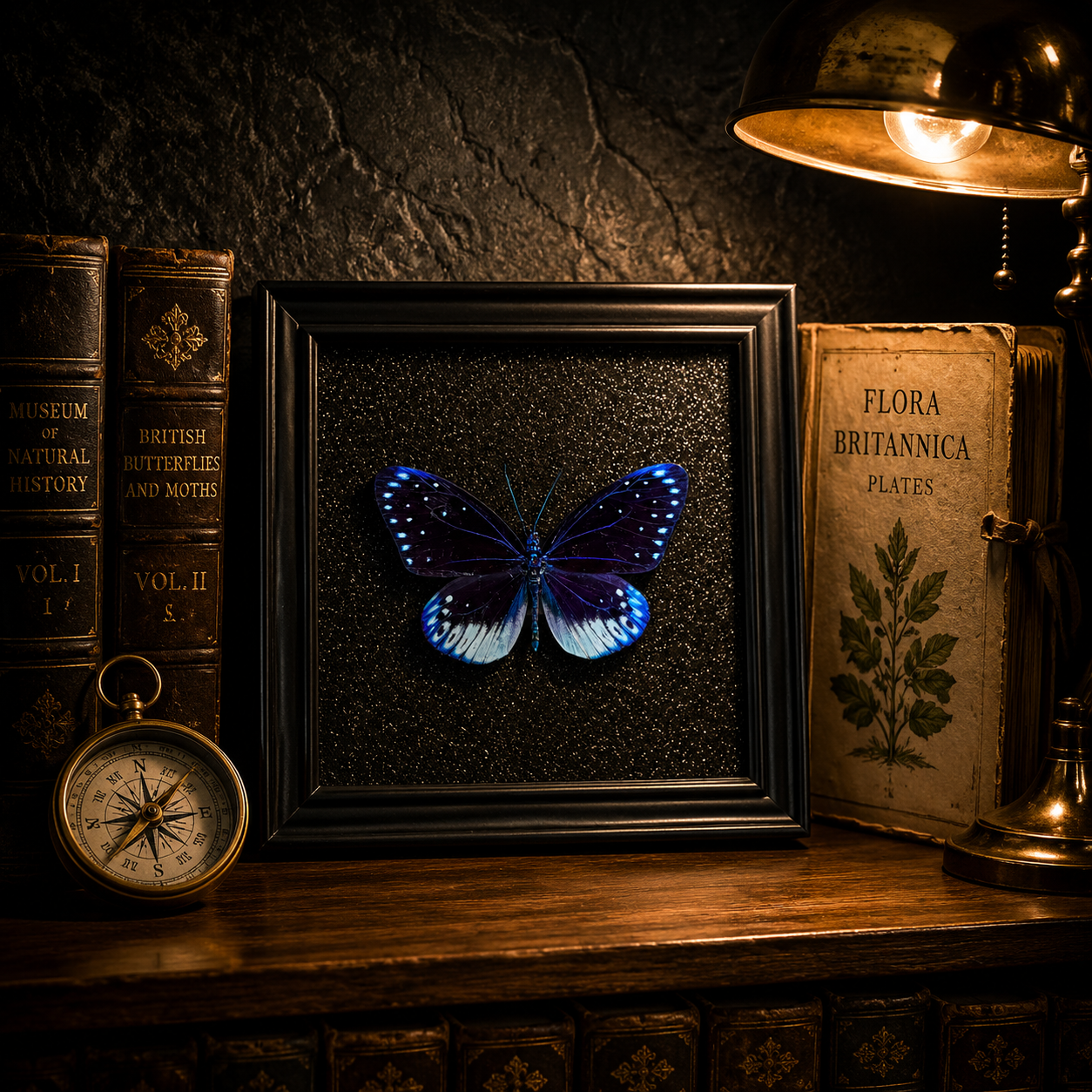 Cyclosia midamia Handmade Butterfly Specimen Frame Vintage Collection Home Decoration