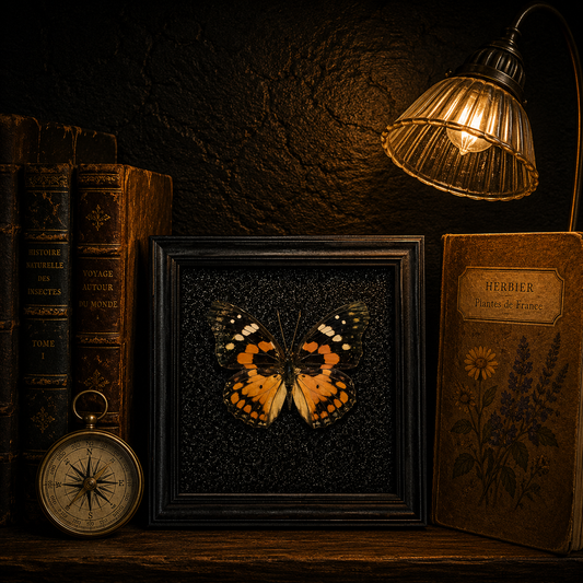 Sephisa chandra Handmade Butterfly Specimen Frame Vintage Collection Home Decoration