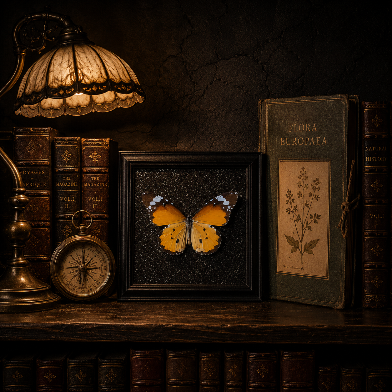 Danaus chrysippus Vintage Collection Home Decoration