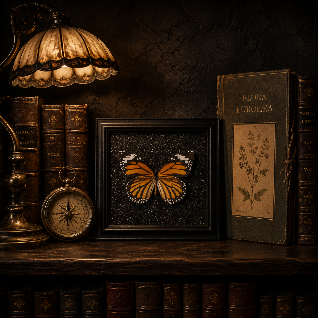 Danaus genutia Vintage Collection Home Decoration