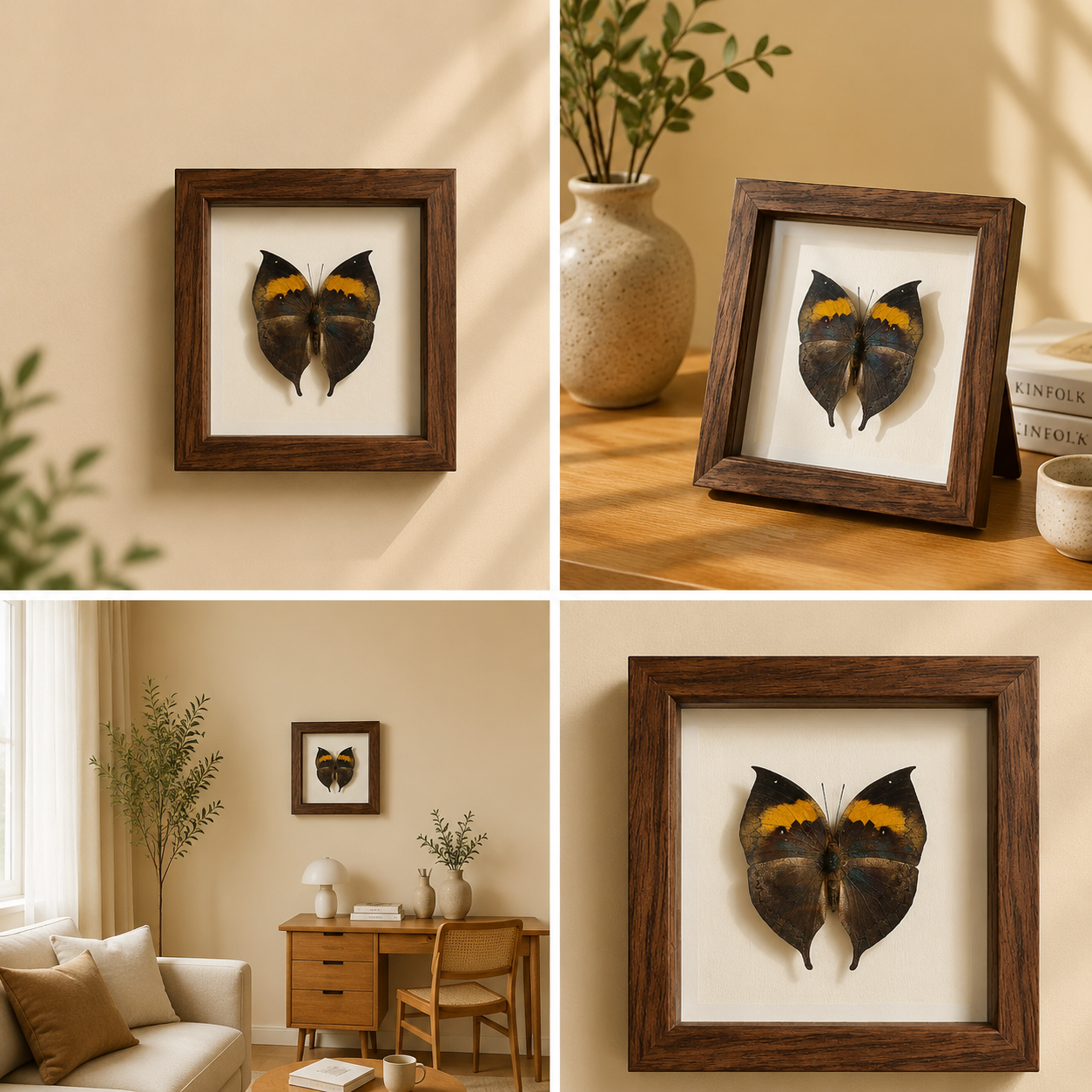 Kallima inachus Handmade Butterfly Specimen Frame Nordic Minimalist Home Decor