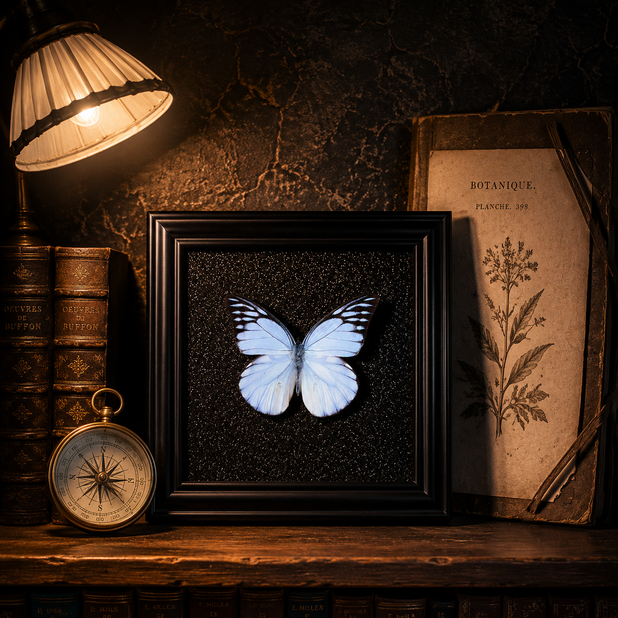 Prioneris thestylis Handmade Butterfly Specimen Frame Vintage Collection Home Decoration